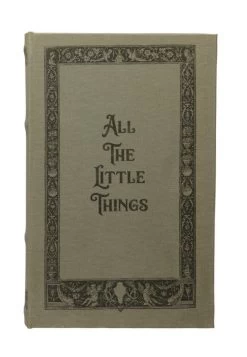 "All The Little Things" Canvas Book Storage Box