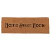 "Home Sweet Home" OVERSIZED Natural Coir Long Double Doormat