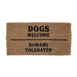 Creative Co-Op Dogs Welcome Door Mat