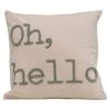 Creative Co-Op Oh, Hello Throw Pillow
