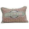 Creative Co-Op Let's StayHome Lumbar Pillow