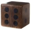 Creative Co-Op Mango Wood Hand Carved Dice