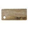 Creative Co-Op Mango Wood Eat Up Cutting Board