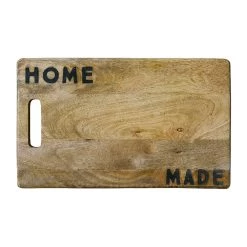 Creative Co-Op Mango Wood Home Made Cutting Board