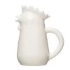 Stoneware Chicken Creamer