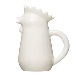 Stoneware Chicken Creamer