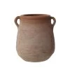 White Wash Terra Cotta Urn