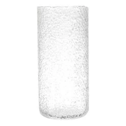 Creative Co-Op Clear Seeded Glass Vase