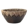 Creative Co-Op Decorative Terra Cotta Bowl With Rattan Stitching