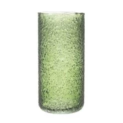 Creative Co-Op Seeded Glass Green Vase