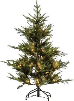 4' Pre-Lit Faux Hemlock Christmas Tree (Pick Up Only)
