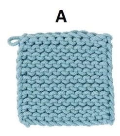 8" Square Cotton Crocheted Pot Holder, 3 Color Options -Creative Co-op Sales Store A 4e764eae f5b9 4df6 a0d7 7e73a9beb036
