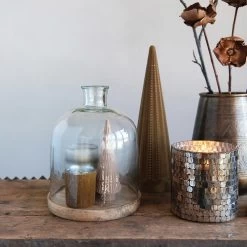 Creative Co-Op Distressed Mosaic Votive Holder -Creative Co-op Sales Store XM8843 3