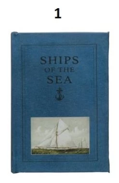 Canvas Book Storage Box, 8 Style Options -Creative Co-op Sales Store df4184a12