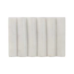 Carved Marble Soap Dish, White -Creative Co-op Sales Store df4997