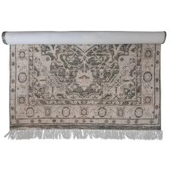 Cotton Printed Dhurrie Rug With Fringe, Multi Color (Pick Up Only) -Creative Co-op Sales Store df6905 2