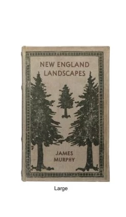 Canvas Book Storage Box “New England Landscapes", 2 Size/Style Options -Creative Co-op Sales Store image 75ef0364 7337 453b 9aa9 dba605a4570a