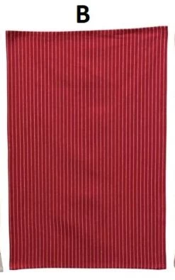 Woven Cotton Christmas Kitchen Towel, Red, 3 Style Options -Creative Co-op Sales Store xm6938aab
