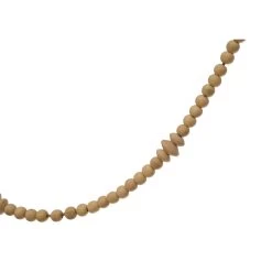 72"L Paulownia Wood Bead Garland With Jute Tassels -Creative Co-op Sales Store xs0784 4