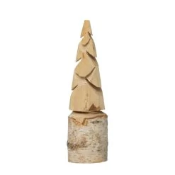 Hand-Carved Birch Wood Tree With Wood Base, 3 Size Options -Creative Co-op Sales Store xs1441 ea369717 d507 453c bc6c 9de27259eb74